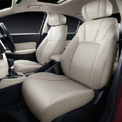 Elegantly crafted premium leather upholstery.