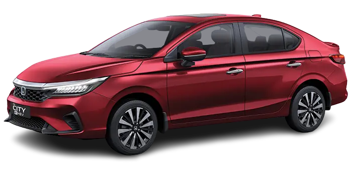 Radiant Red Metallic Honda CITY e:HEV