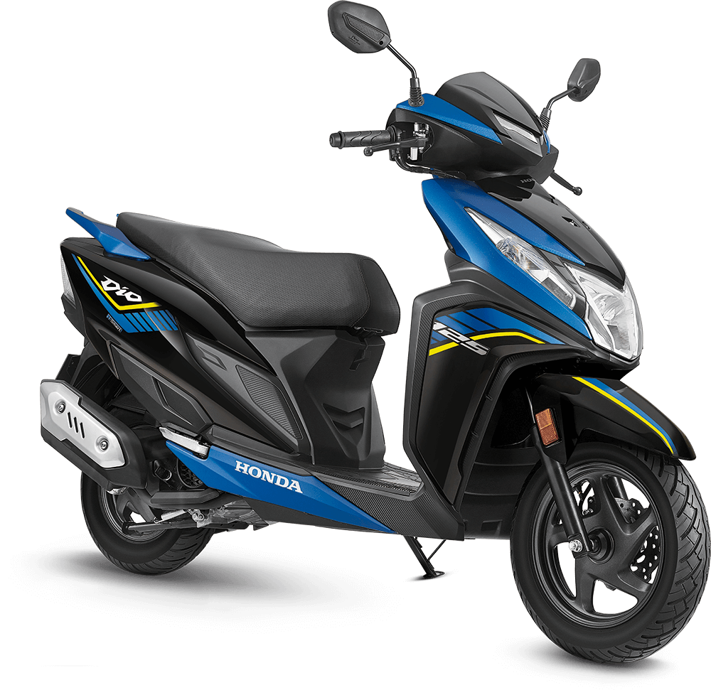 Matte Marvel Blue Metallic Honda Dio 125