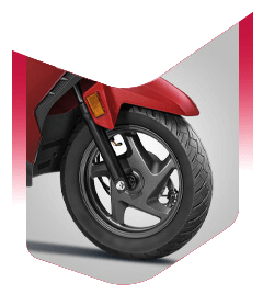 Telescopic Suspension & Front Tubeless Tyre